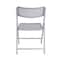 National Public Seating Airflex Series Premium Polypropylene Folding Chair, Platinum, 4PK 1412 - alternate 10